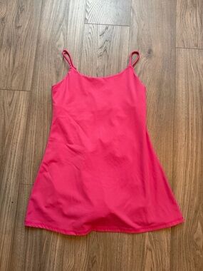 Garage Pink Athletic Cami Dress Bright Pink | Size Medium